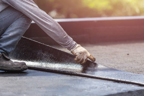 Professional Waterproofing technician working in Pardeeville, WI